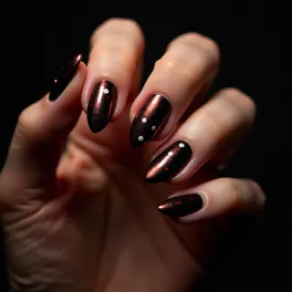 Decoding Black Nails on Men & Abstract Designs