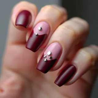 Maroon Moon Nails: A Stunning Anime Spring Look for 2025!