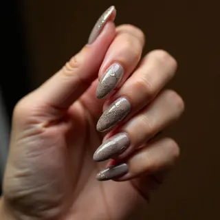 Dreamscape Nails: Tribal Abstract Designs for Short Almonds