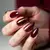 Luxurious Burgundy Shimmer Toes for Winter