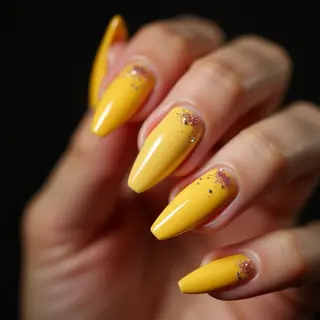 Butter Yellow Stiletto Nails for Pale Skin: A Spring Aesthetic