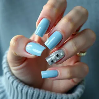 Baby Blue Chrome Nails: Decoding the Cyberpunk Aesthetic