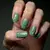 Neutral Mint Green Fall Nails for Fair Skin