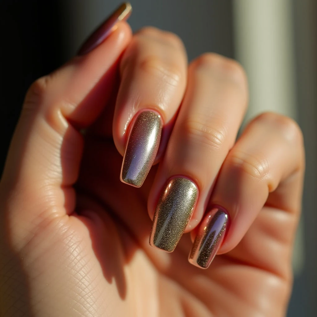 Long Chrome Square Nails: Pearl Meaning & Summer Vibes