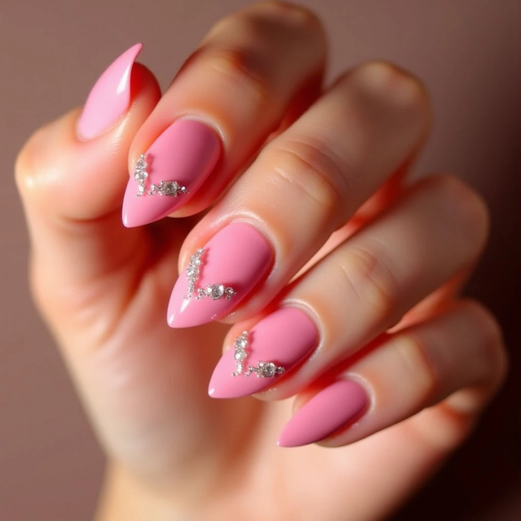 Mystic Cat Eye Nails: Baby Pink Moon Mani!