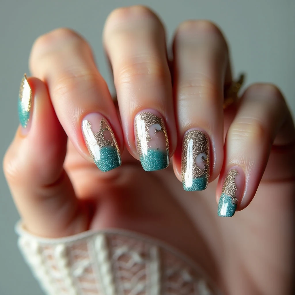 Vibrant Moon Toe Nails for Pale Skin | Summer Inspiration