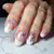 Gel French Manicure with Chrome Nails: Spring's Chicest Look