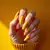 Classy Lemon Yellow Nail Design for Fall
