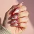Elegant Maroon & Pastel Spring Nails: A Challenging Design