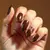 The Most Popular Neutral Nails: Brown Chrome Almond Perfection!
