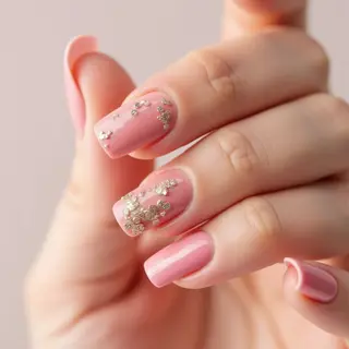 OPI Neutral Gel Nails: Chrome & Glitter Summer Bridal Looks