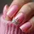 Sheer Pink Toe Nails with Rhinestones: Spring Party Ready!