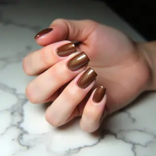 Chrome Powder Nails: A Cinnamon Anime Fall Guide